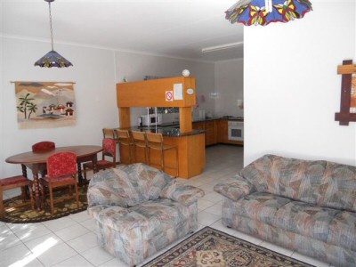 Open plan living area